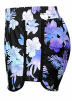 Tankini Canelado Com Decote V E Short Estampado Casual Tankini Canelado Com Decote V E Short Estampado Casual
