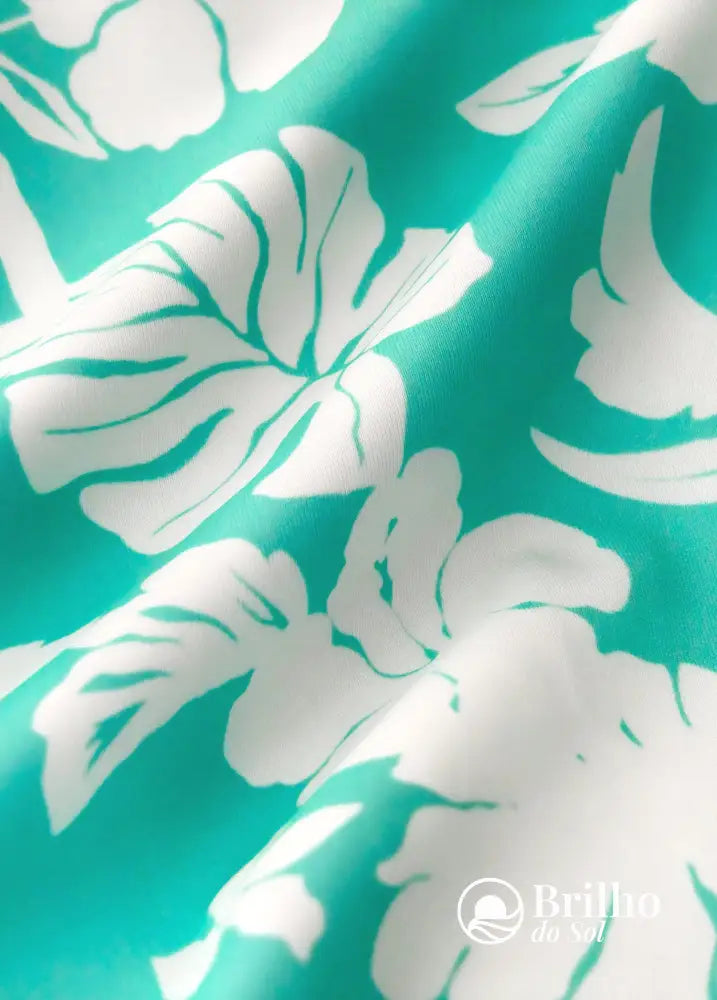 Tankini Drapeado Com Alças Largas E Saia Estampada Charmosa Tankini Drapeado Com Alças Largas E Saia Estampada Charmosa