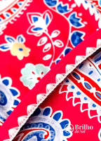 Tankini Drapeado Com Alças Largas E Saia Estampada Charmosa Tankini Drapeado Com Alças Largas E Saia Estampada Charmosa