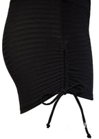 Tankini Texturizado Com Alças Largas E Short De Amarração Tankini Texturizado Com Alças Largas E Short De Amarração
